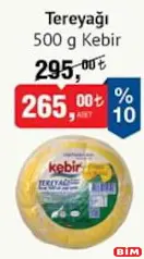 KEBİR TEREYAĞI 500 G